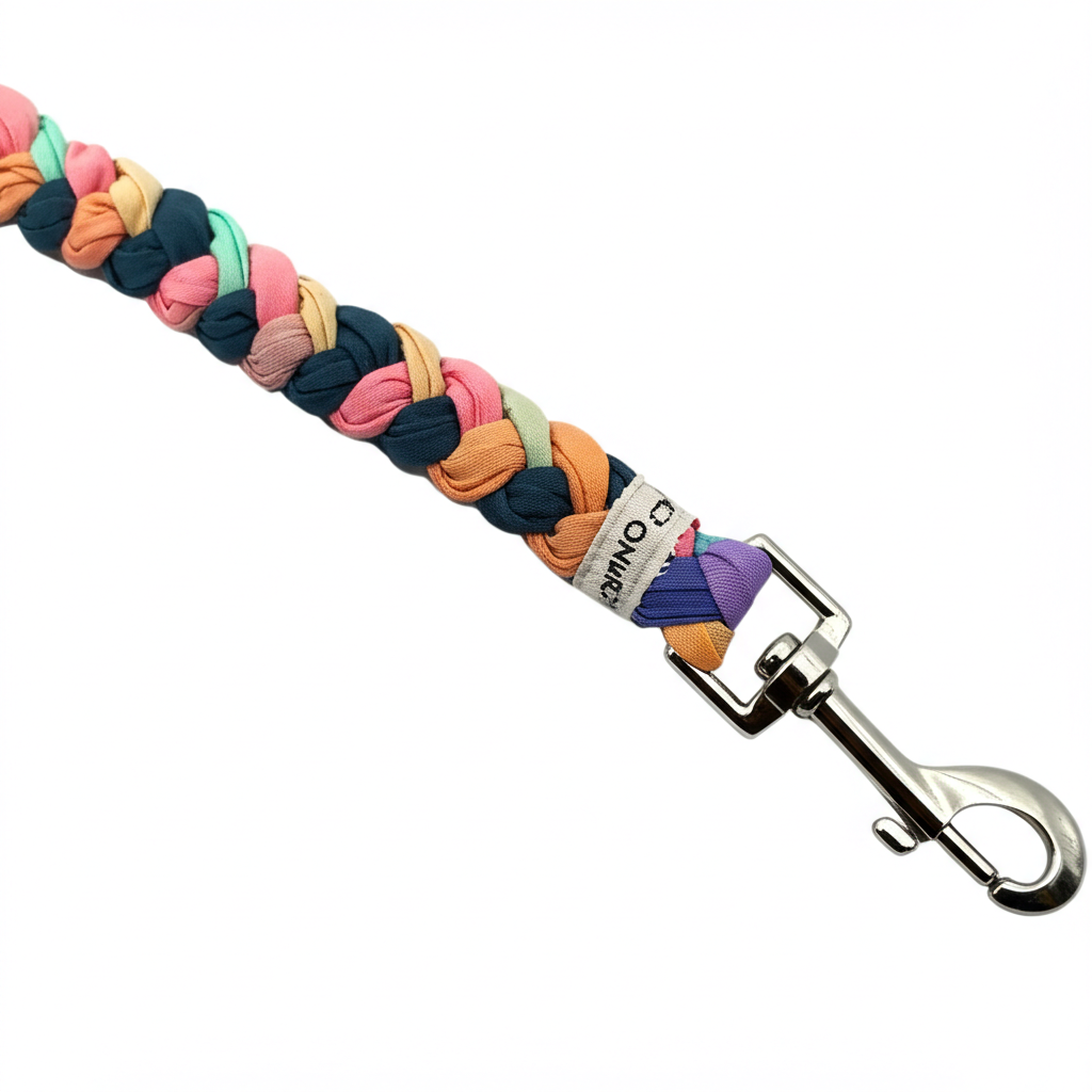 Fabric Scrap Dog Leash